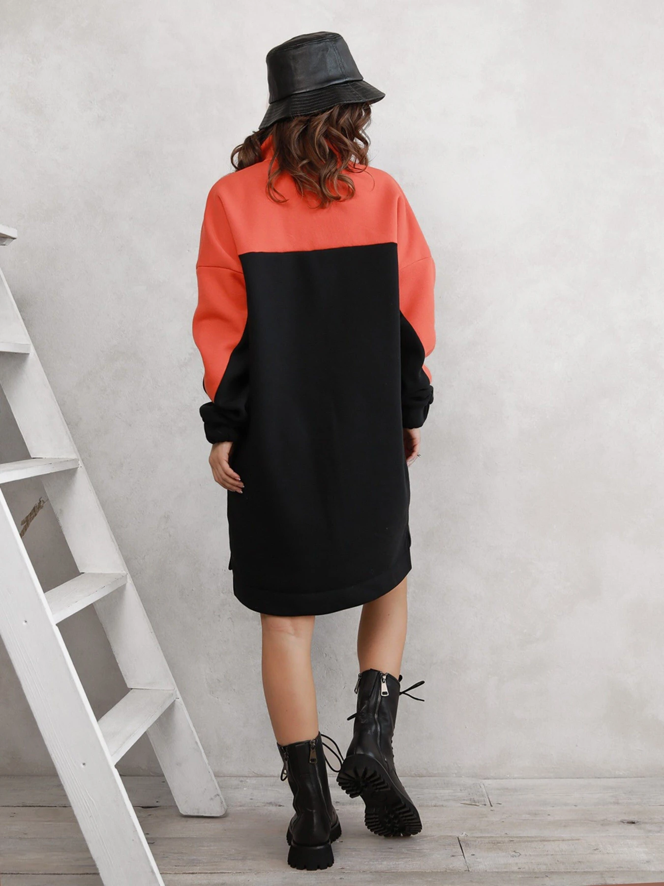 Платья ISSA Plus модель 12289_blackorange Платья ISSA Plus модель 12289_blackorange Фото