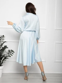 Платья ISSA Plus модель 12380_lightblue Фото