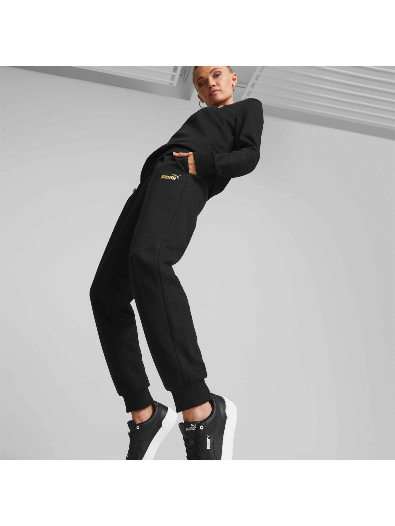 Брюки PUMA Ess+ Metallic Pants модель 849959 Брюки PUMA Ess+ Metallic Pants модель 849959 Фото