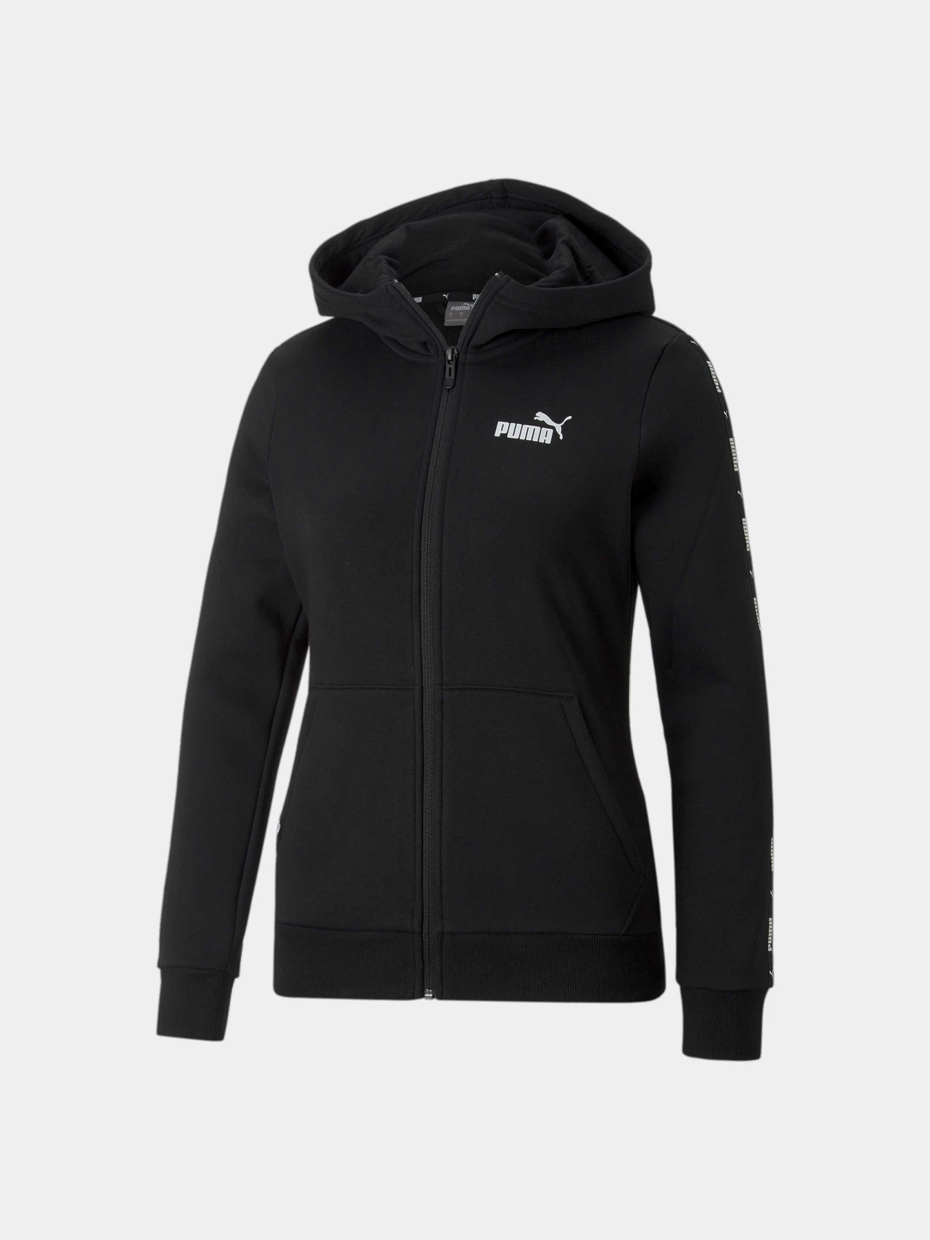 Худи и свитшоты PUMA Power Tape Fz Hoodie модель 670011 Худи и свитшоты PUMA Power Tape Fz Hoodie модель 670011 Фото