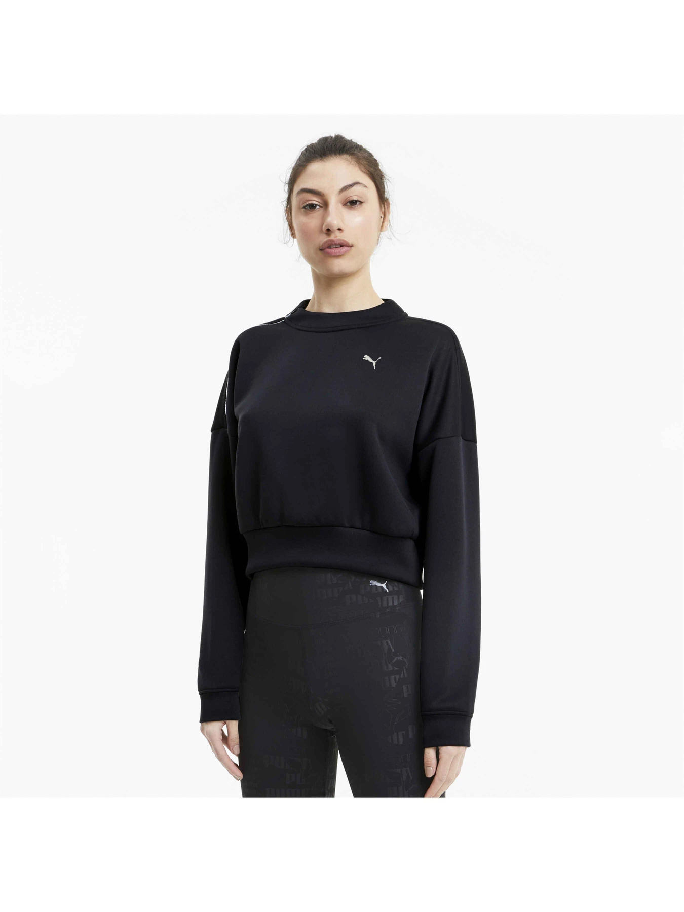 Худи и свитшоты PUMA Train Zip Crew Sweatshirt модель 519480 Худи и свитшоты PUMA Train Zip Crew Sweatshirt модель 519480 Фото