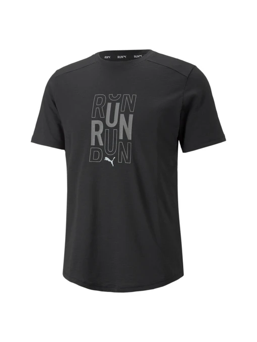 Футболки и поло PUMA Run Logo Ss Tee M модель 522423 Фото