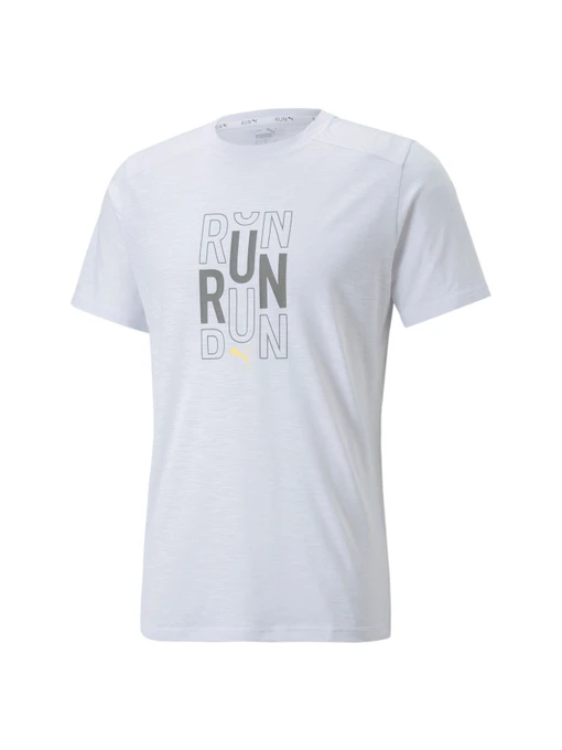 Футболки и поло PUMA Run Logo Ss Tee M модель 522423 Фото