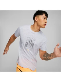 Футболки и поло PUMA Run Logo Ss Tee M модель 522423 Фото