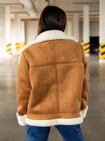 Куртки и дубленки ISSA Plus модель 13612_brown Фото