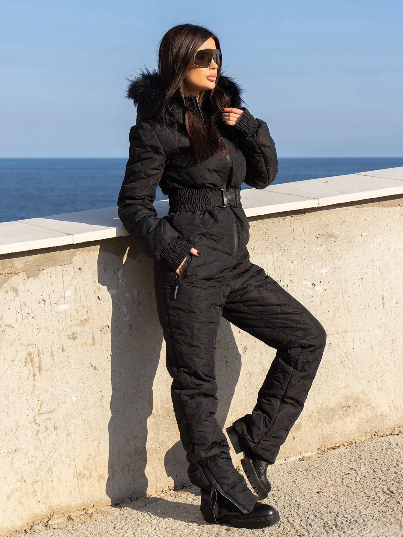 Комбинезоны ISSA Plus модель 13614_black Комбинезоны ISSA Plus модель 13614_black Фото