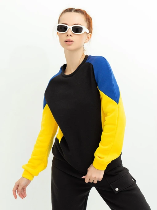 Худи и свитшоты ISSA Plus модель 13616_black Фото