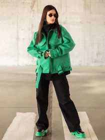 Куртки и дубленки ISSA Plus модель 13617_green Фото
