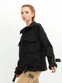 Куртки и дубленки ISSA Plus модель 13617_black Фото