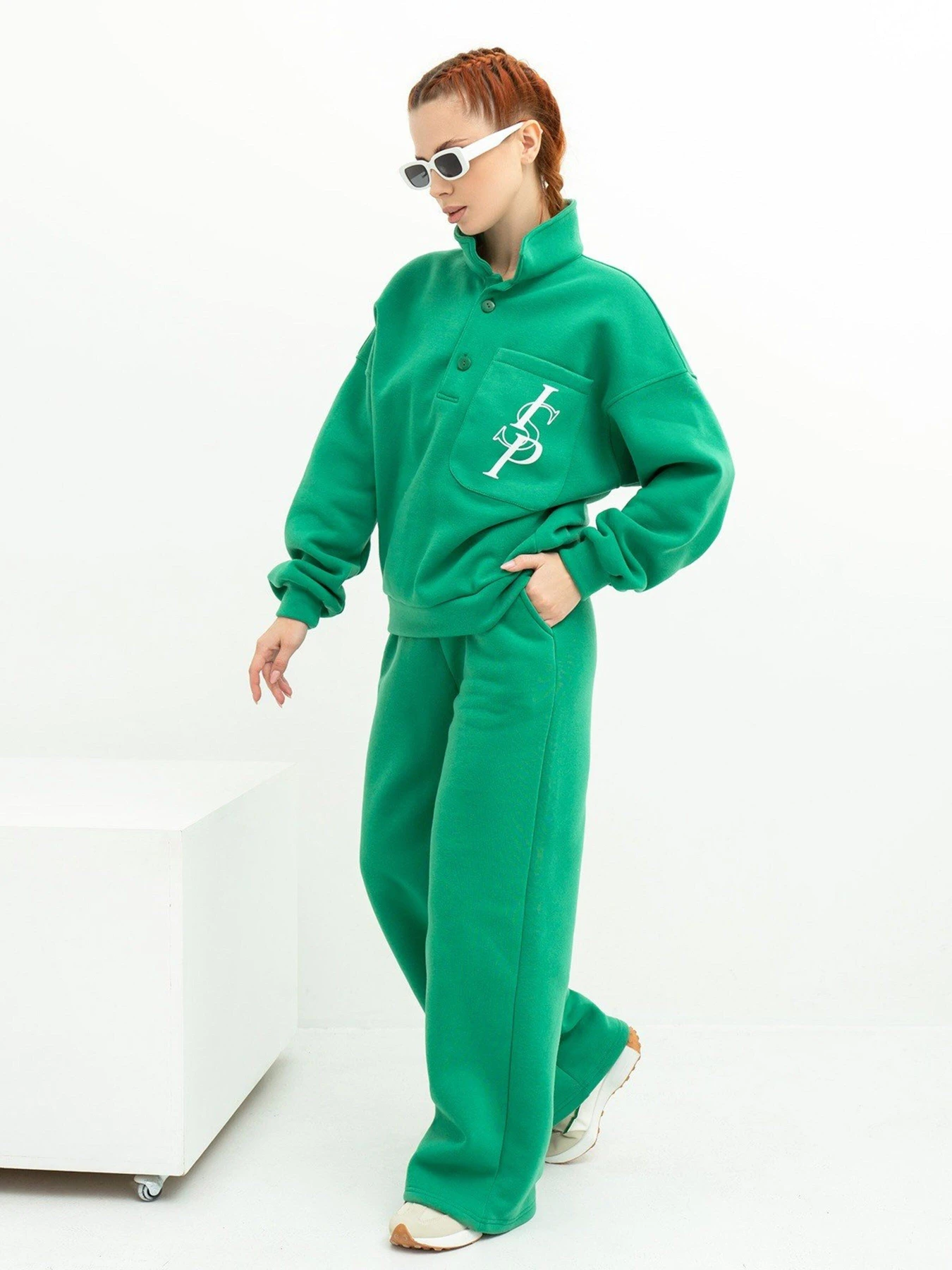 Костюмы ISSA Plus модель 13618_green Фото