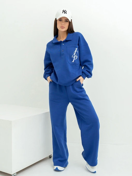 Костюмы ISSA Plus модель 13618_blue Фото