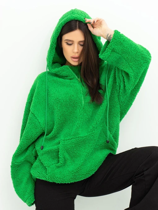 Худи и свитшоты ISSA Plus модель 13619_green Фото