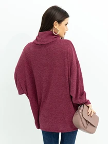 Светри та кардигани ISSA Plus модель 13621_burgundy Фото