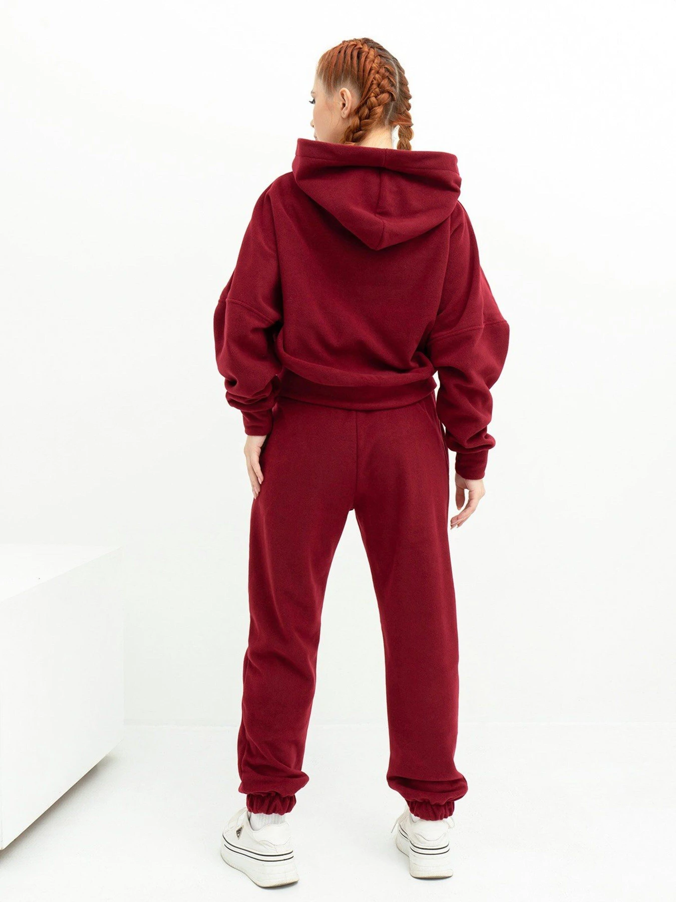 Костюмы ISSA Plus модель 13626_burgundy Фото