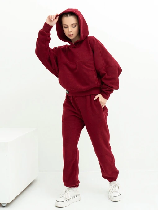 Костюмы ISSA Plus модель 13626_burgundy Фото