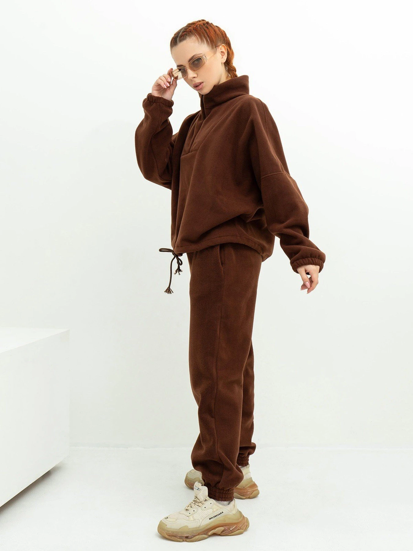 Костюми ISSA Plus модель 13635_brown Фото