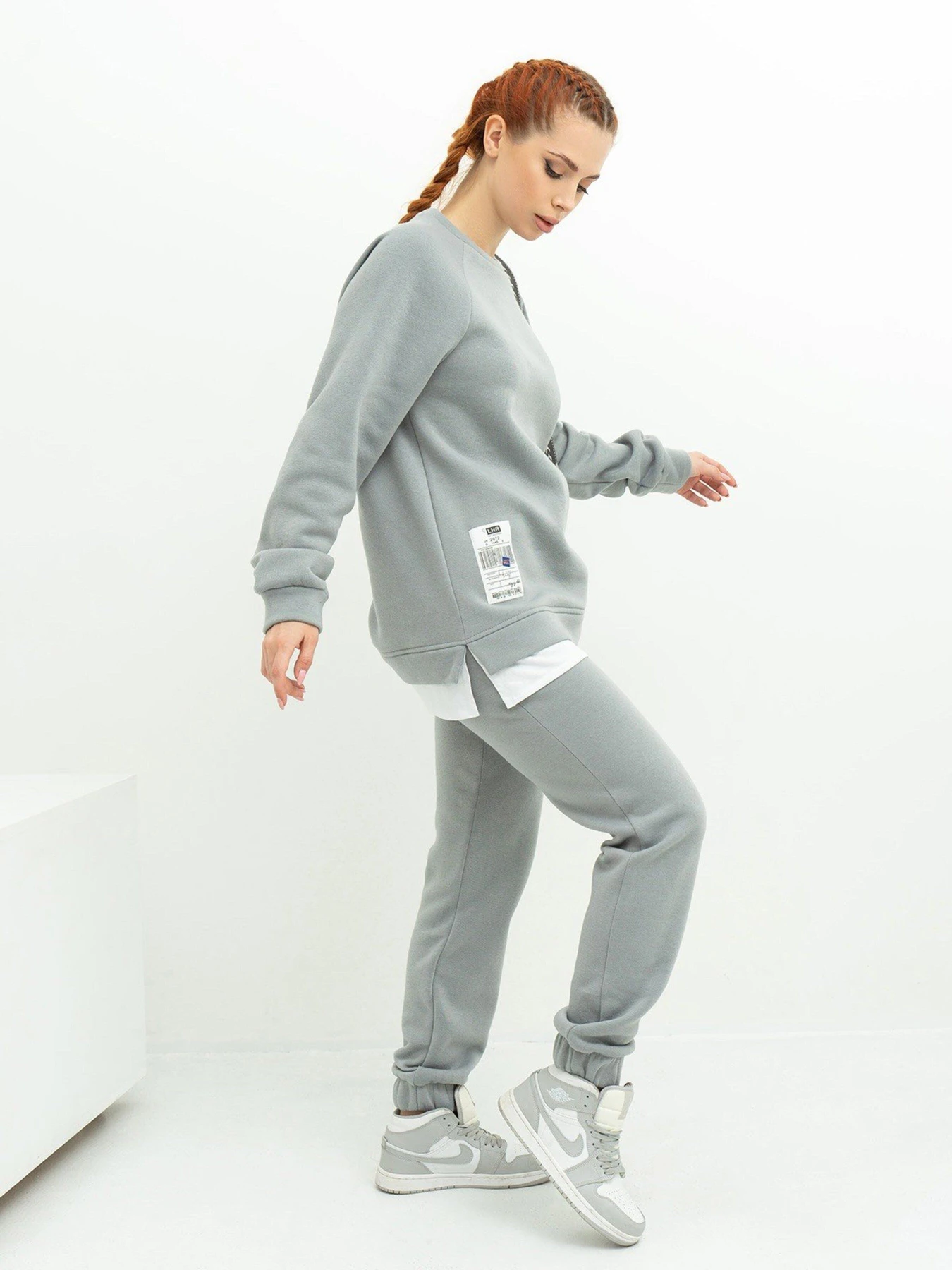 Костюмы ISSA Plus модель SA-432_grey Костюмы ISSA Plus модель SA-432_grey Фото