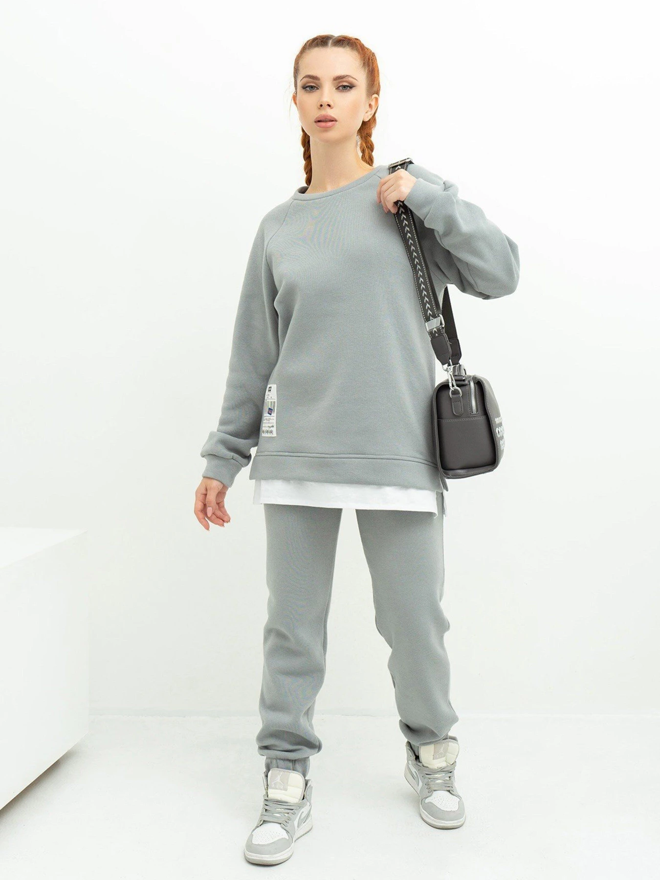 Костюмы ISSA Plus модель SA-432_grey Костюмы ISSA Plus модель SA-432_grey Фото