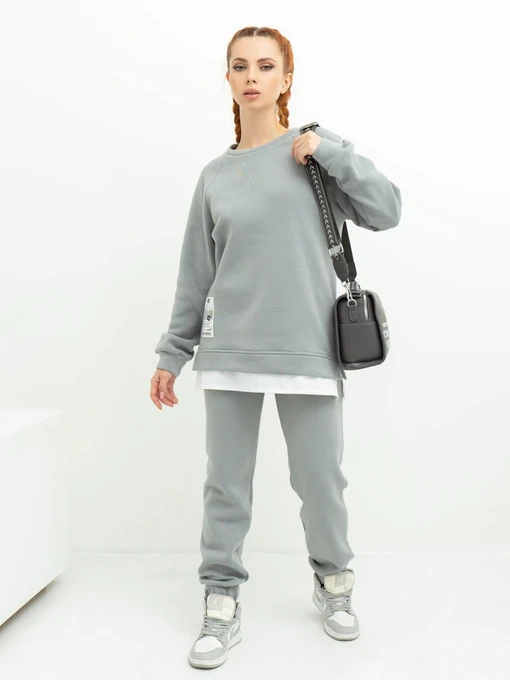 Костюмы ISSA Plus модель SA-432_grey Фото