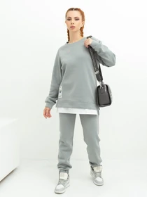 Костюмы ISSA Plus модель SA-432_grey Фото