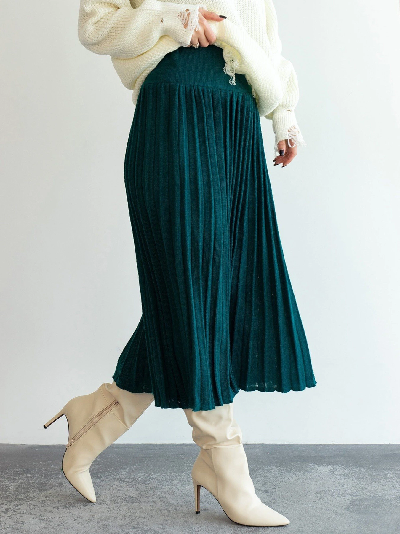 Спідниці ISSA Plus модель WN20-186_turquoise Фото