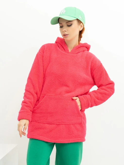 Худи и свитшоты ISSA Plus модель WN20-350_raspberry Фото