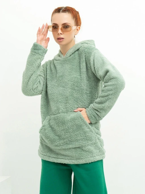 Худи и свитшоты ISSA Plus модель WN20-350_mint Фото
