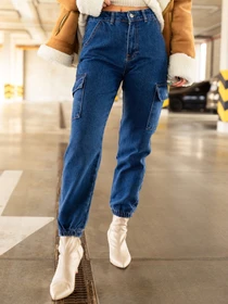 Джинси ISSA Plus модель WN20-355_blue Фото