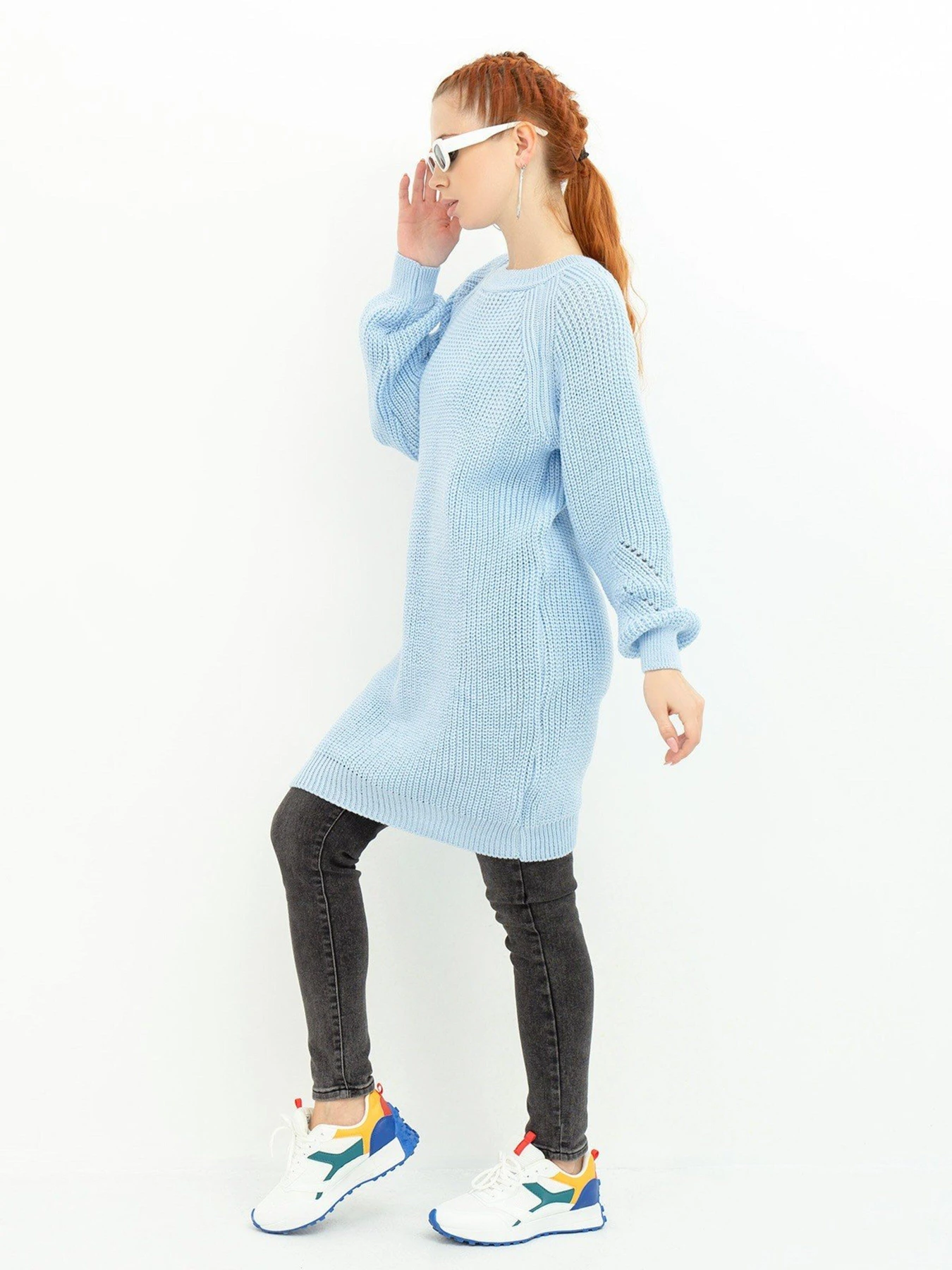 Платья ISSA Plus модель WN20-363_blue Фото