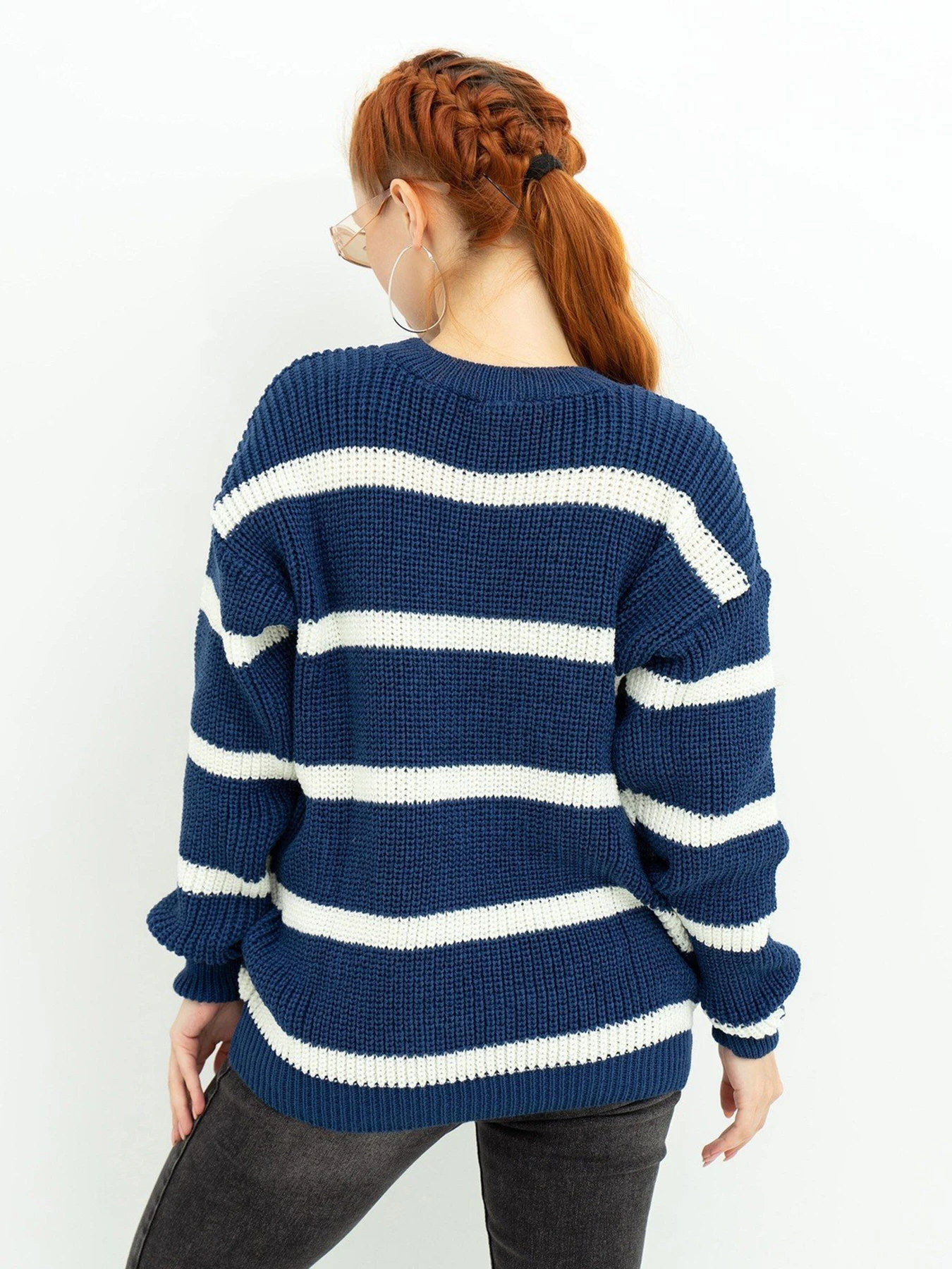 Светри та кардигани ISSA Plus модель WN20-364_blue Фото