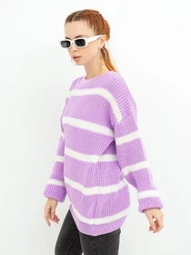 Свитры и кардиганы ISSA Plus модель WN20-364_lilac Фото
