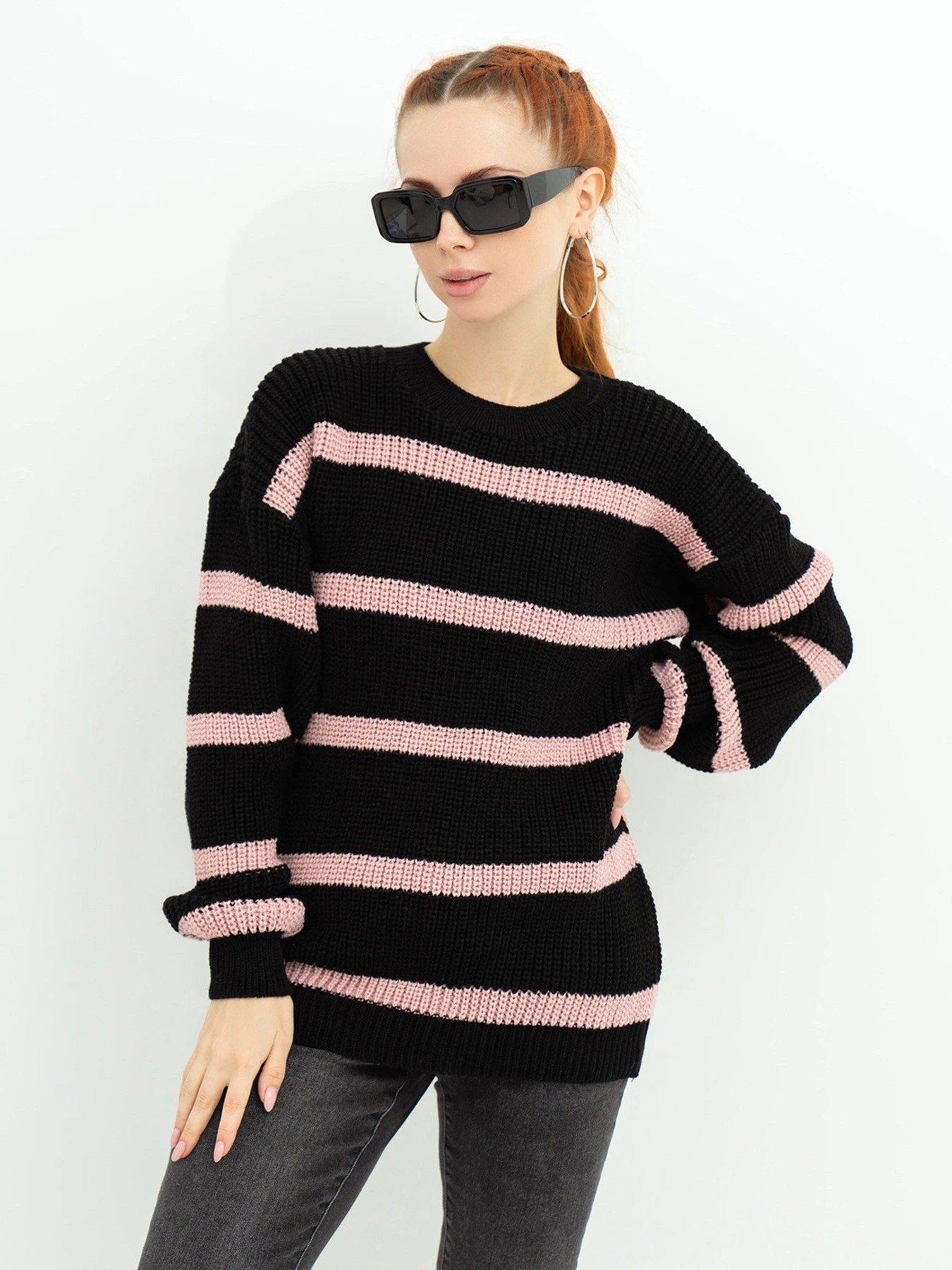 Светри та кардигани ISSA Plus модель WN20-364_black Светри та кардигани ISSA Plus модель WN20-364_black Фото