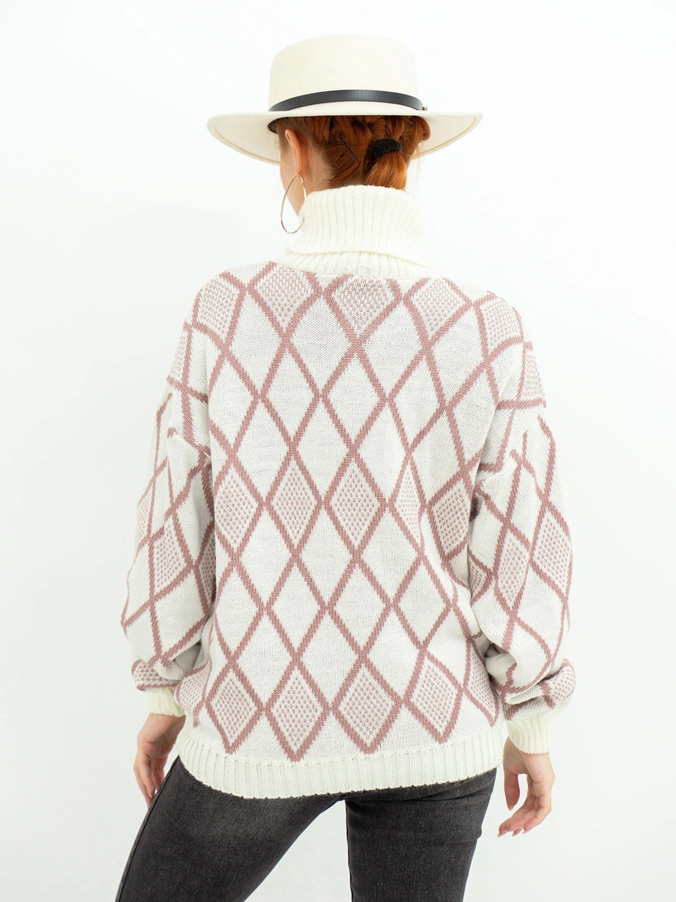 Светри та кардигани ISSA Plus модель WN20-365_pinkwhite Светри та кардигани ISSA Plus модель WN20-365_pinkwhite Фото