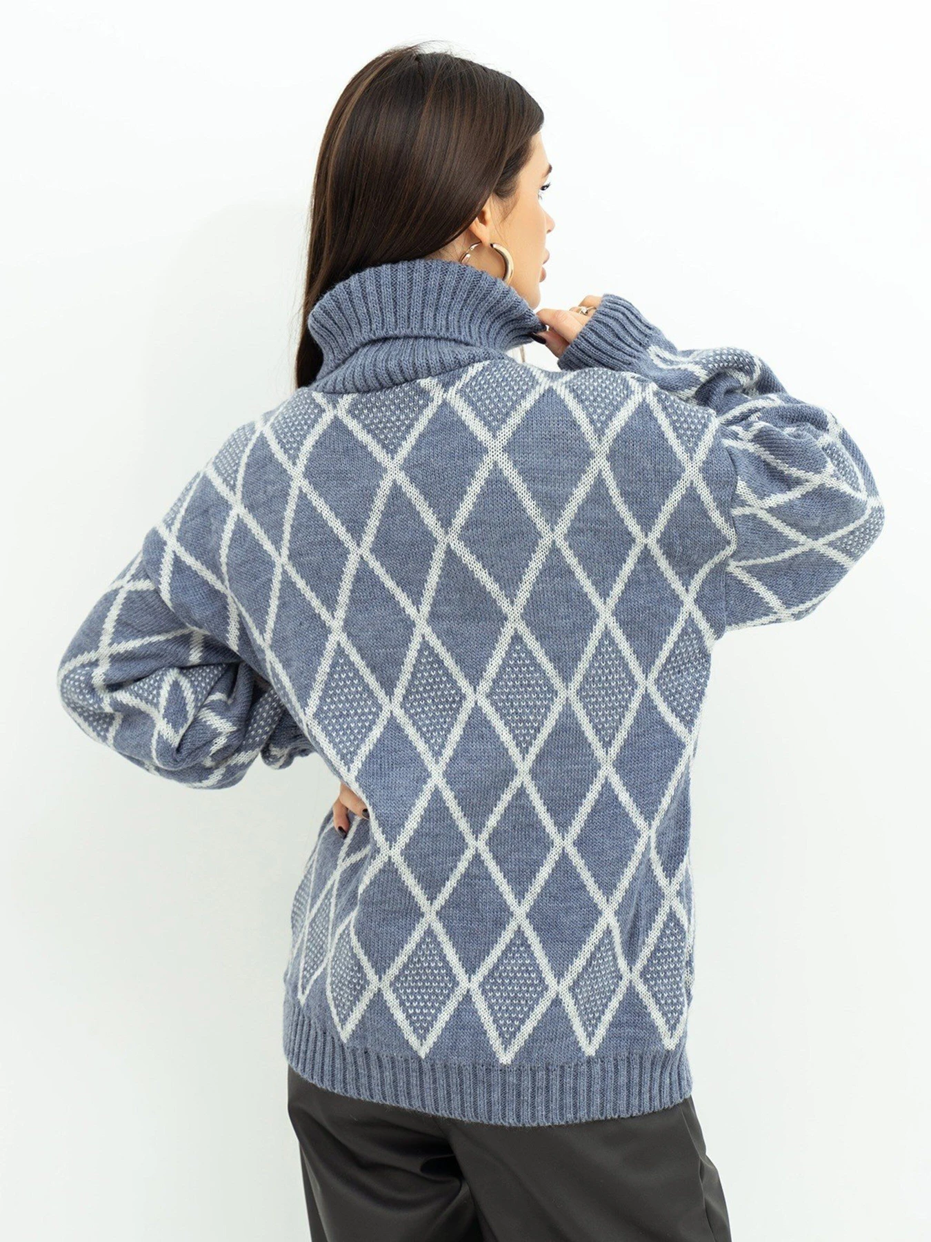 Светри та кардигани ISSA Plus модель WN20-365_blue Фото