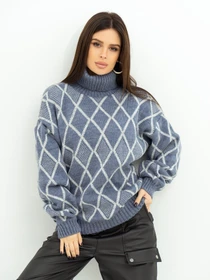 Светри та кардигани ISSA Plus модель WN20-365_blue Фото