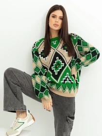 Светри та кардигани ISSA Plus модель WN20-367_green Фото
