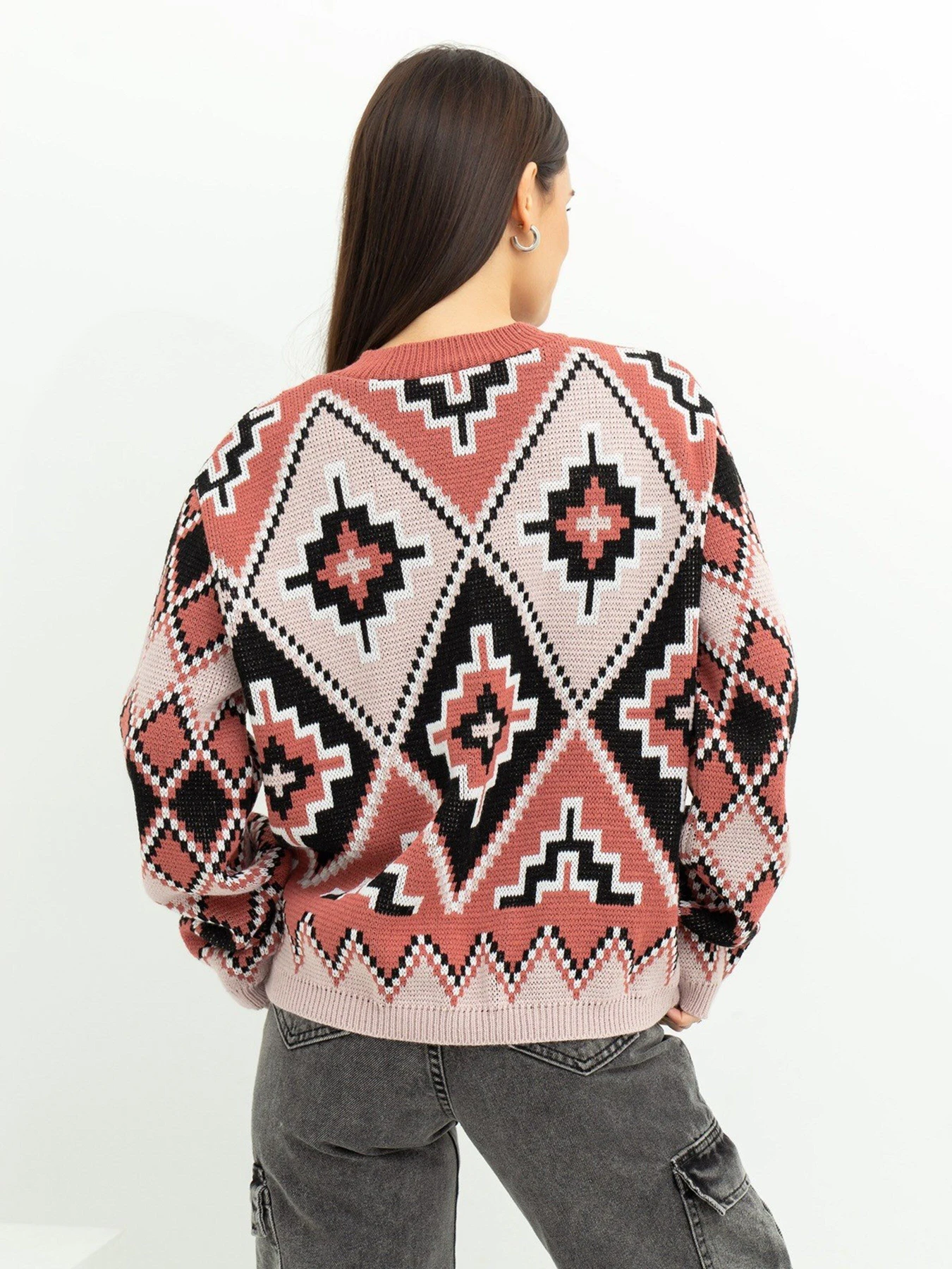 Светри та кардигани ISSA Plus модель WN20-367_terracotta Фото