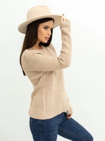 Светри та кардигани ISSA Plus модель WN20-371_beige Фото