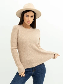 Светри та кардигани ISSA Plus модель WN20-371_beige Фото