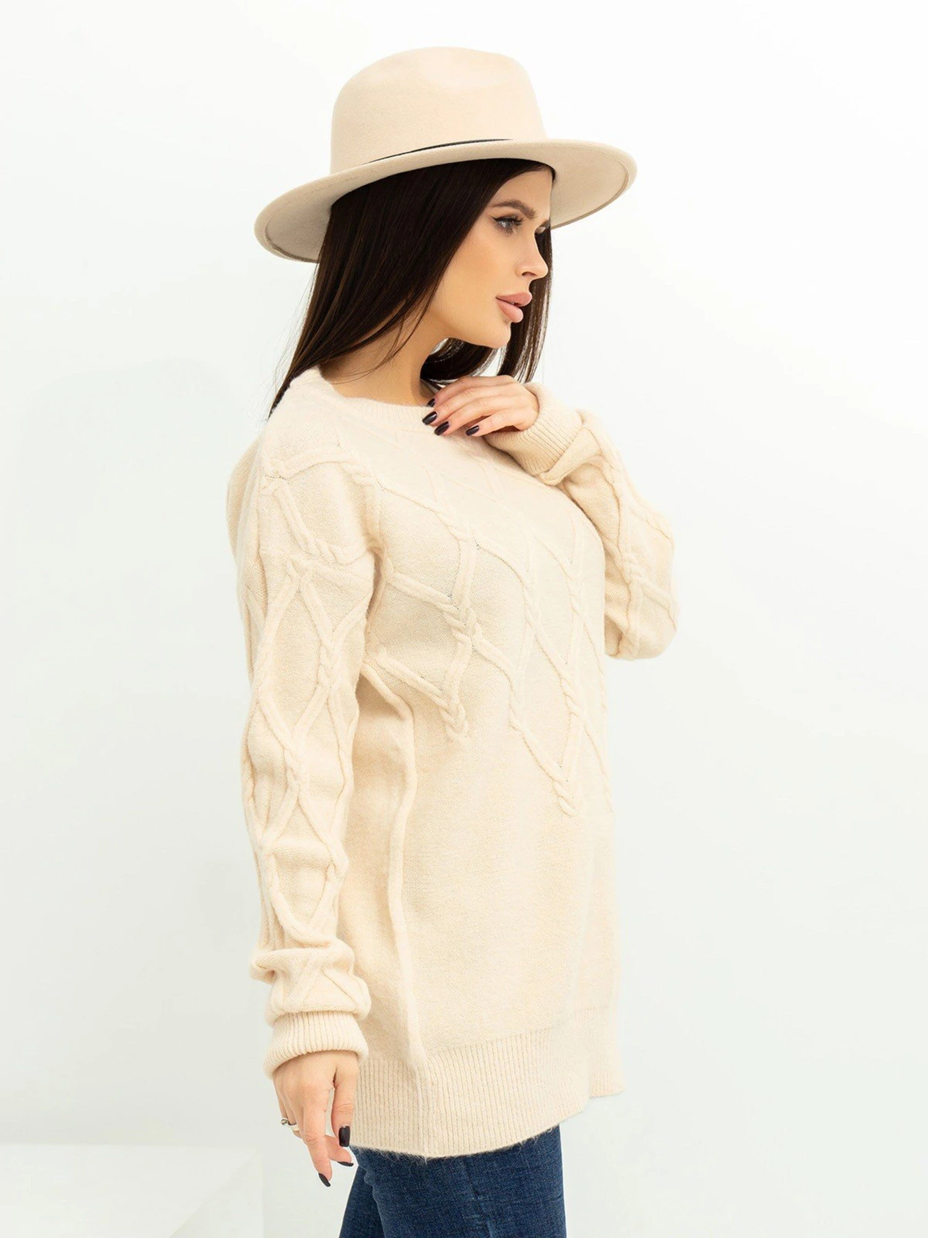 Светри та кардигани ISSA Plus модель WN20-373_beige Фото