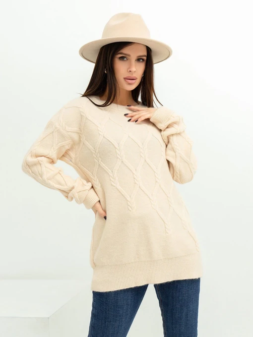 Свитры и кардиганы ISSA Plus модель WN20-373_beige Фото