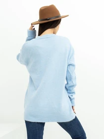 Светри та кардигани ISSA Plus модель WN20-373_blue Фото