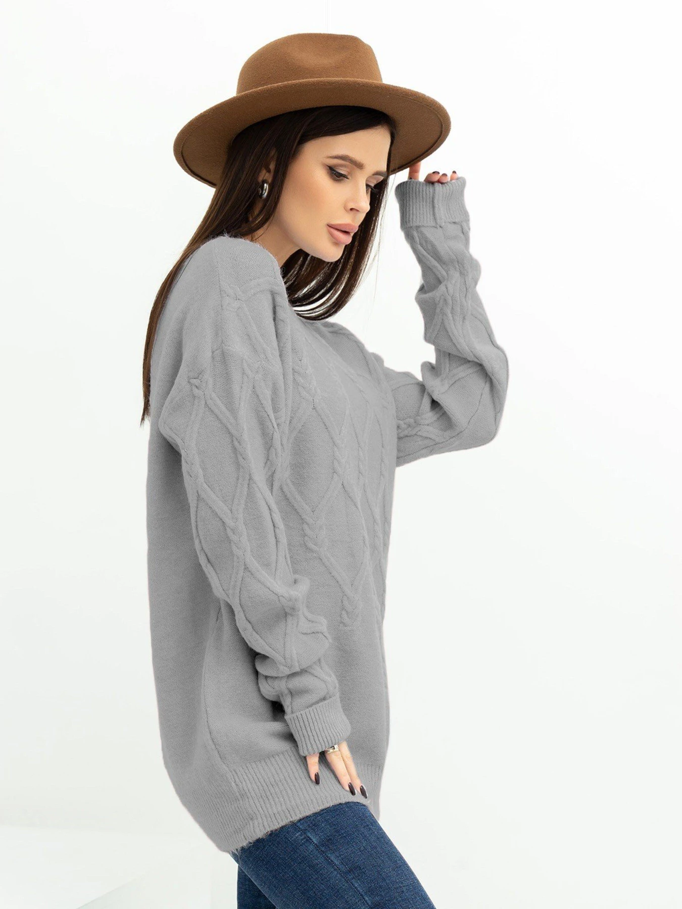 Светри та кардигани ISSA Plus модель WN20-373_grey Фото
