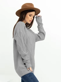 Светри та кардигани ISSA Plus модель WN20-373_grey Фото