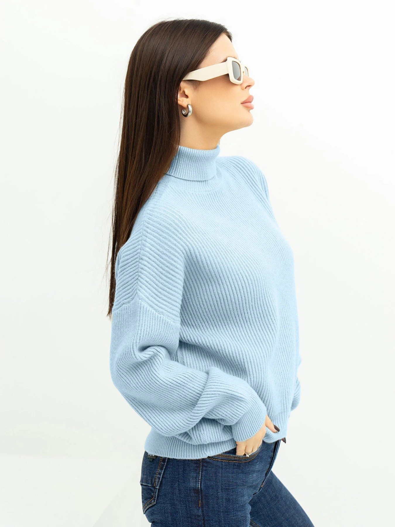 Светри та кардигани ISSA Plus модель WN20-375_blue Фото