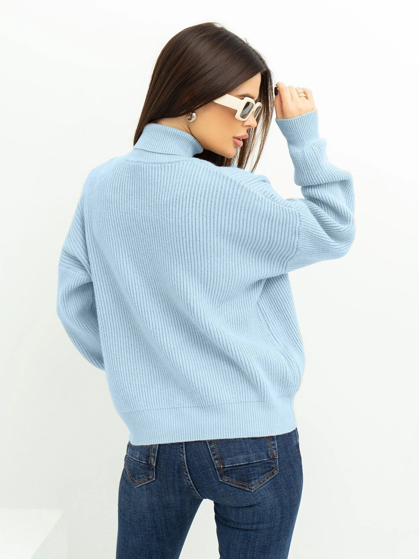 Светри та кардигани ISSA Plus модель WN20-375_blue Фото
