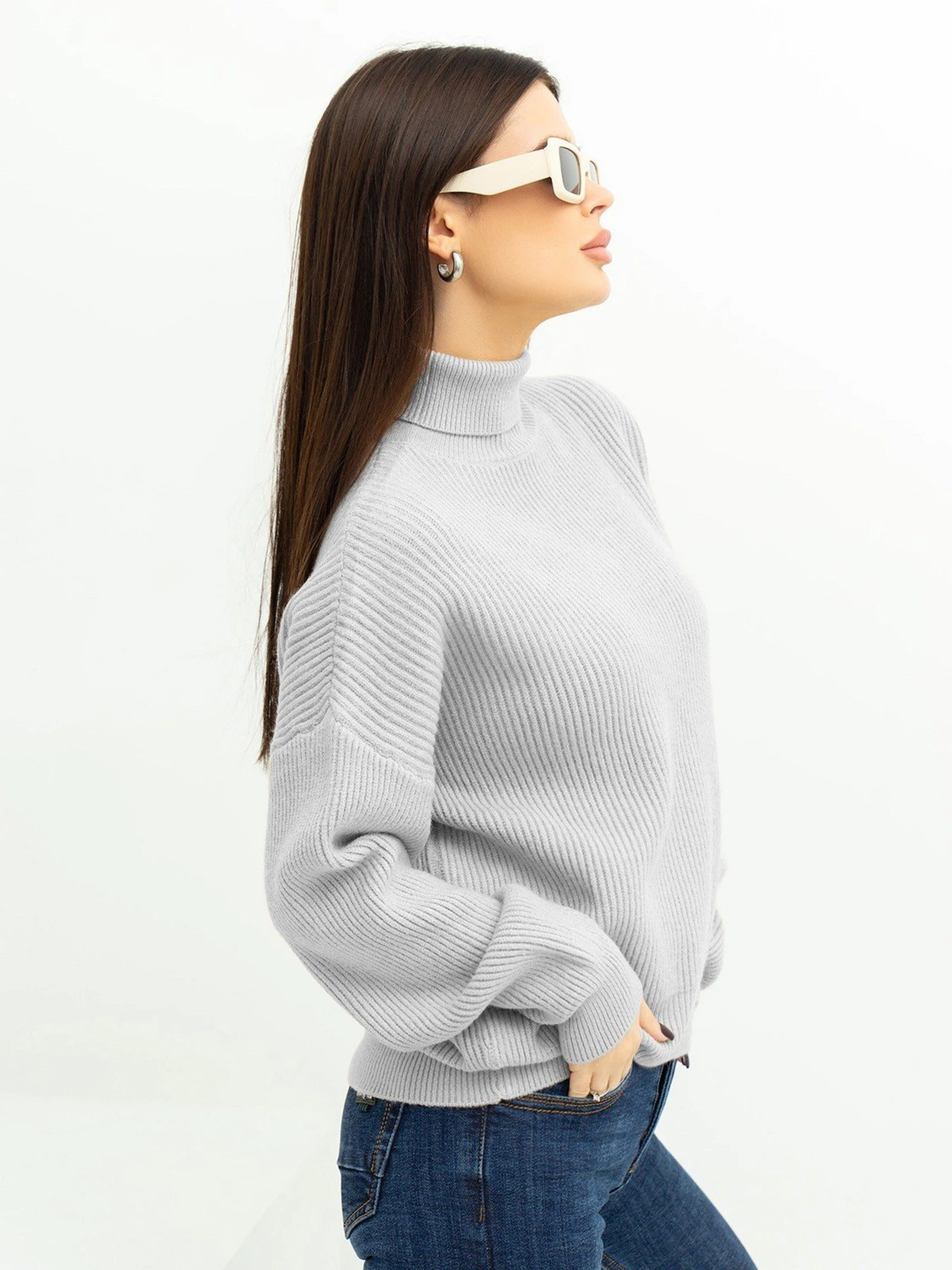 Светри та кардигани ISSA Plus модель WN20-375_grey Светри та кардигани ISSA Plus модель WN20-375_grey Фото