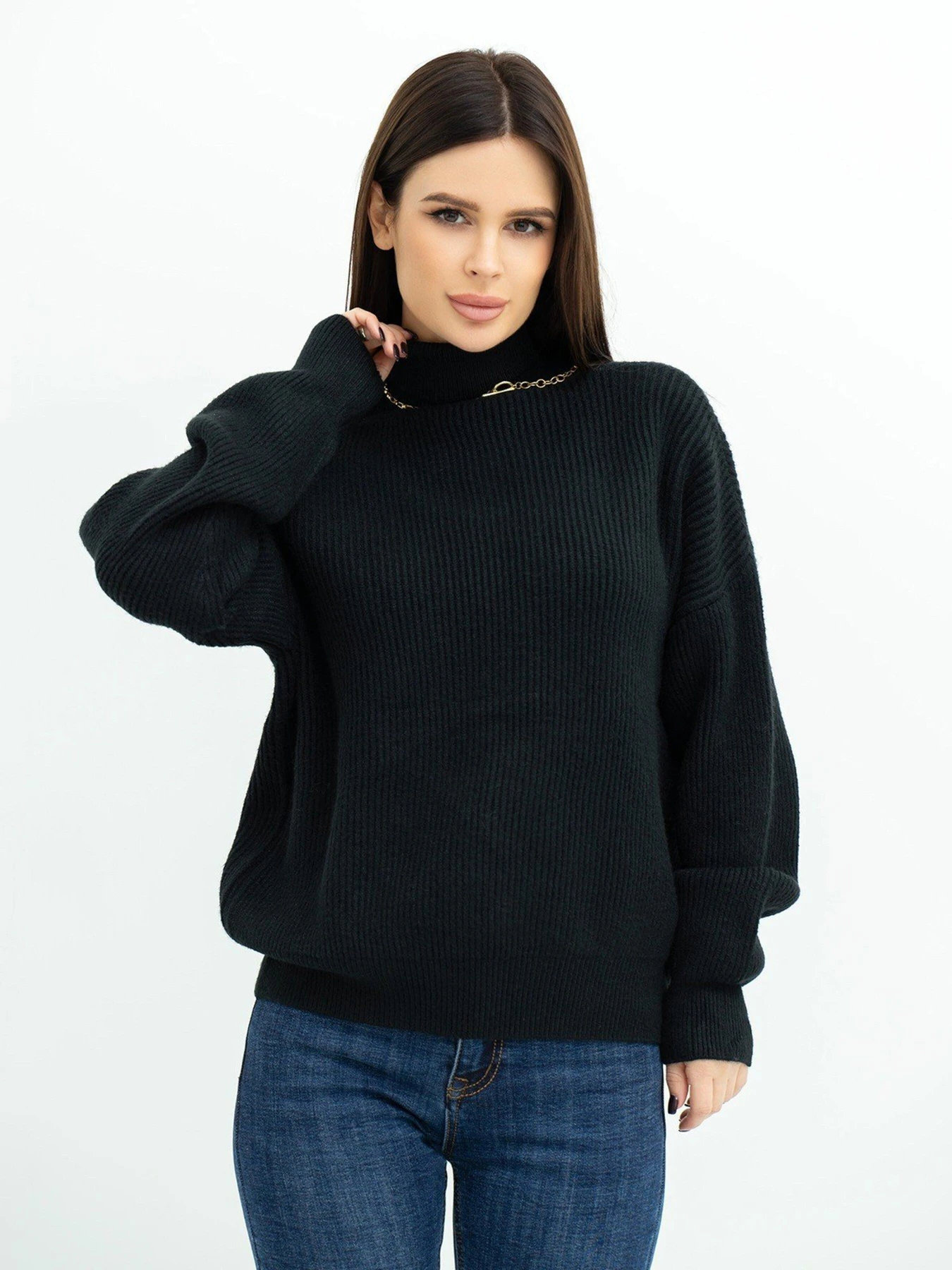 Светри та кардигани ISSA Plus модель WN20-375_black Фото