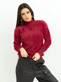 Светри та кардигани ISSA Plus модель WN20-376_burgundy Фото