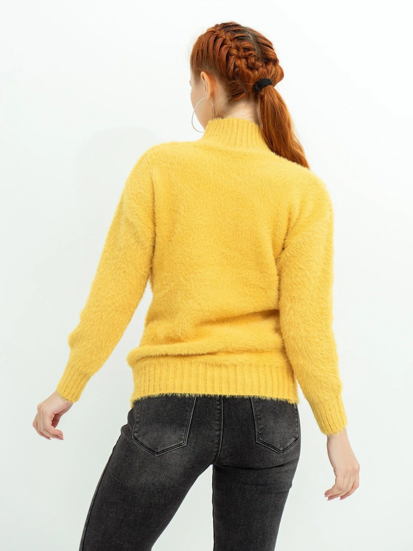 Светри та кардигани ISSA Plus модель WN20-376_yellow Светри та кардигани ISSA Plus модель WN20-376_yellow Фото
